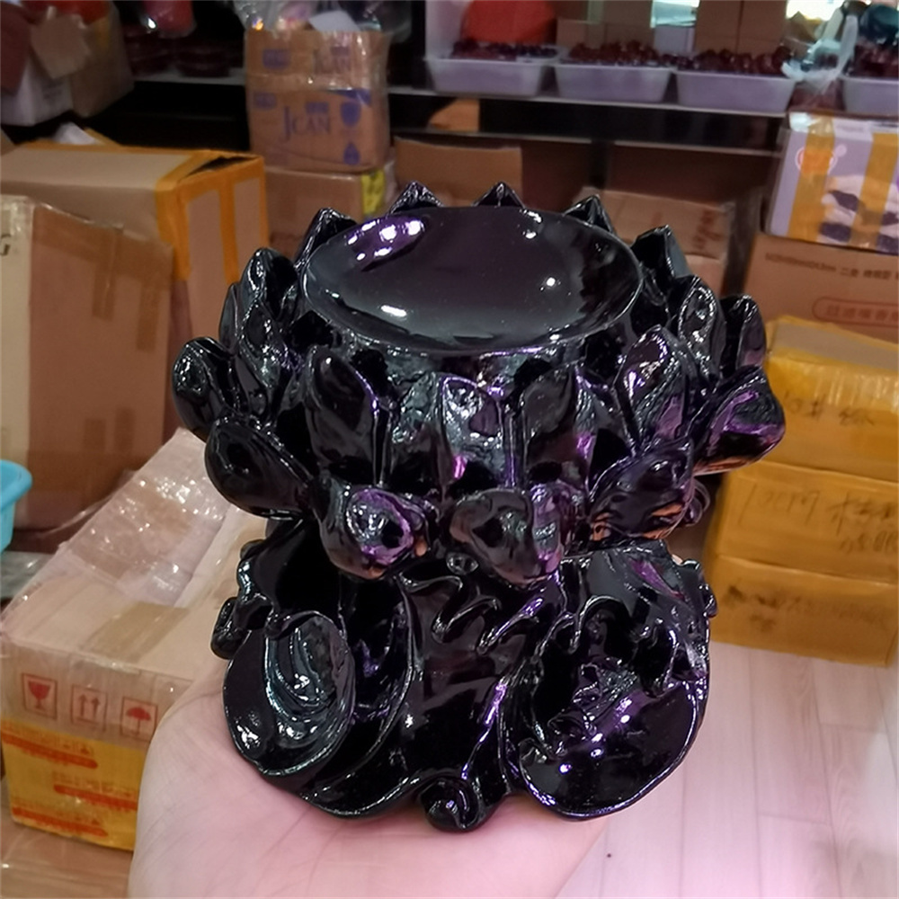 Home Office Layout - Lotus Resin Crystal Ball Base Ornaments