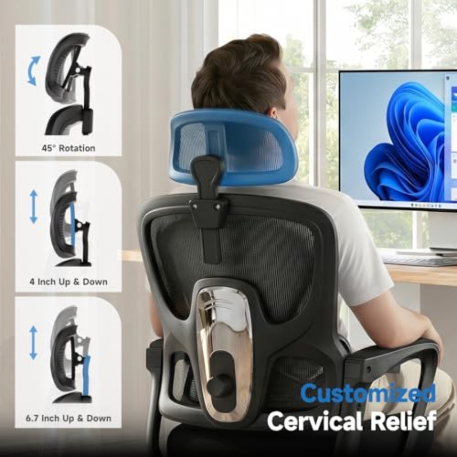 Ergonomic Office Chair with Fo - Ergonomic Office Chair 评论和价格