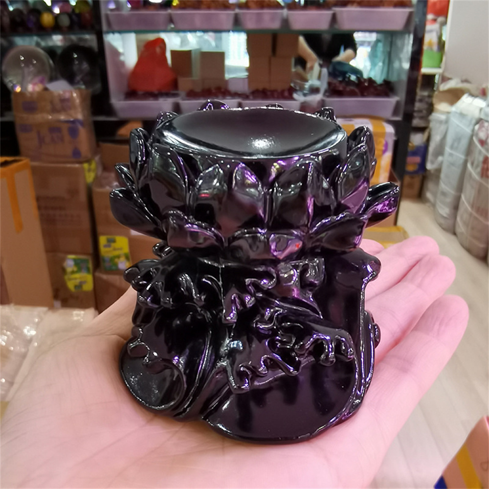 Lotus Resin Crystal Ball Base  - Home Office Layout 评论和价格