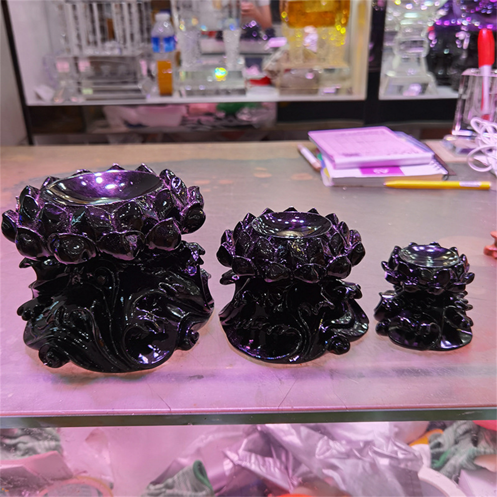 Lotus Resin Crystal Ball Base  - Home Office Layout 评论和价格