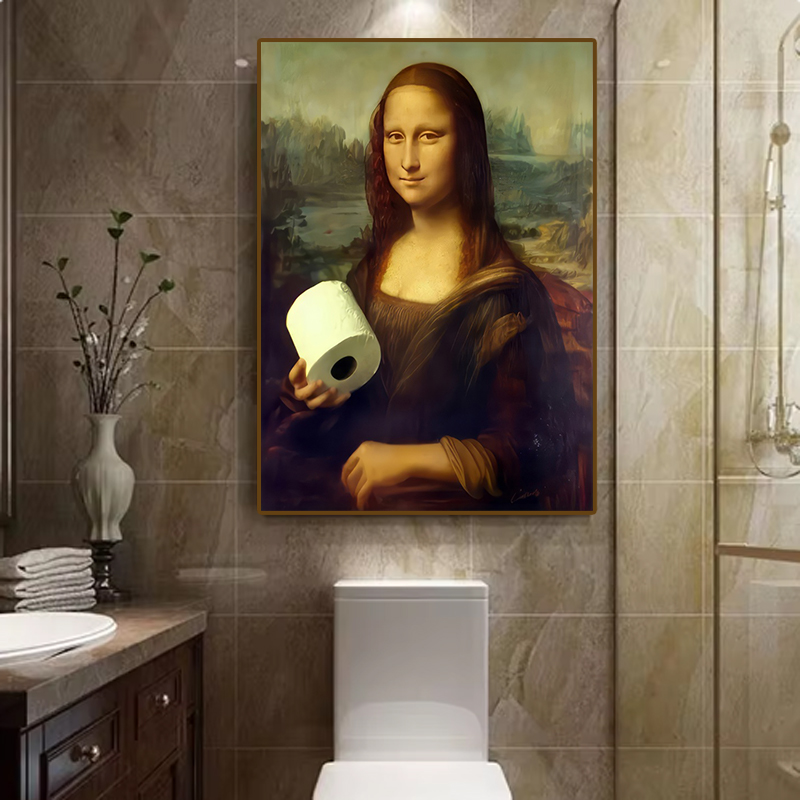 1pc Funny Abstract Bathroom To - Home Office Or 评论和价格