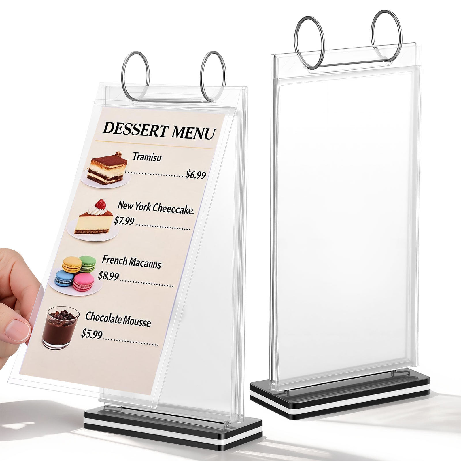 2Pcs Flip Display Menu Stand S - Document Holder Stand 评论和价格