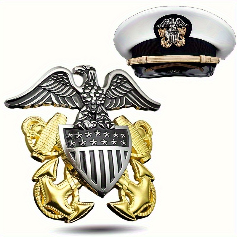 US Naval Officer Hat Badge Eag - Home Office Logo 评论和价格