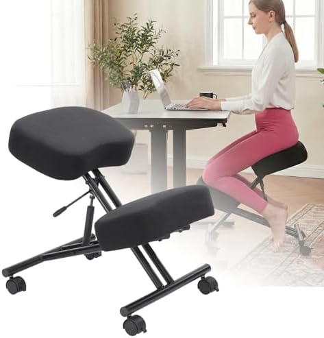 Kneeling Chair Linen Ergonomic - Ergonomic Office Chair 评论和价格